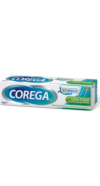 Corega Ultra Fresh Στερεωτική Κρέμα για Τεχνητή Οδοντοστοιχία 40gr 