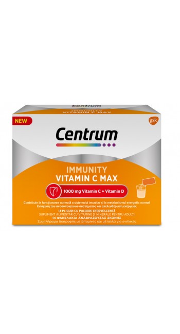 Centrum Immunity Vitamin C Max 1000mg, 14 φακελίσκοι