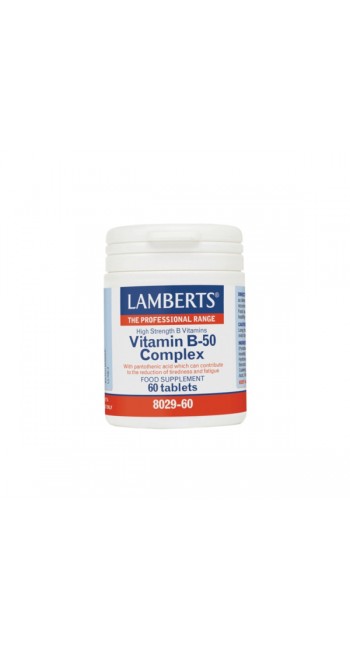 Lamberts B50 Complex για ένα Υγιές Νευρικό Σύστημα, 60tabs