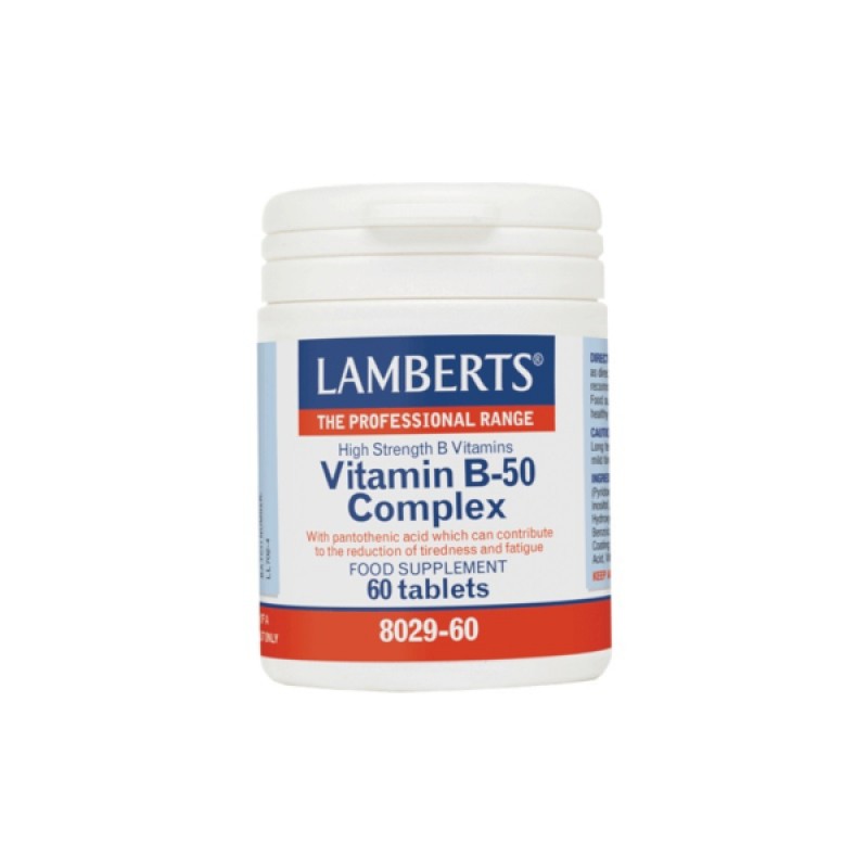 Lamberts B50 Complex για ένα Υγιές Νευρικό Σύστημα, 60tabs