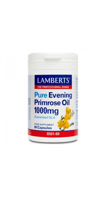 Lamberts Pure Evening Primrose Oil 1000MG για Οποιονδήποτε θέλει να Κρατήσει την Υγεία του Δέρματος σε Καλή Κατάσταση, 90caps