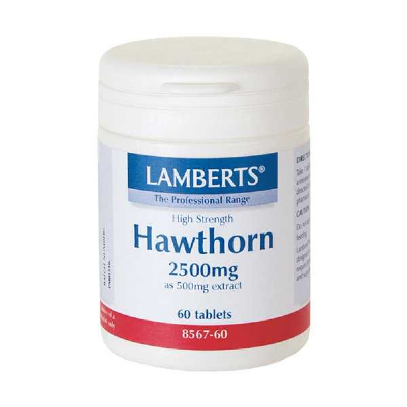 Lamberts Hawthorn Βότανο με Καρδιοτονωτικές Ιδιότητες, 60tabs