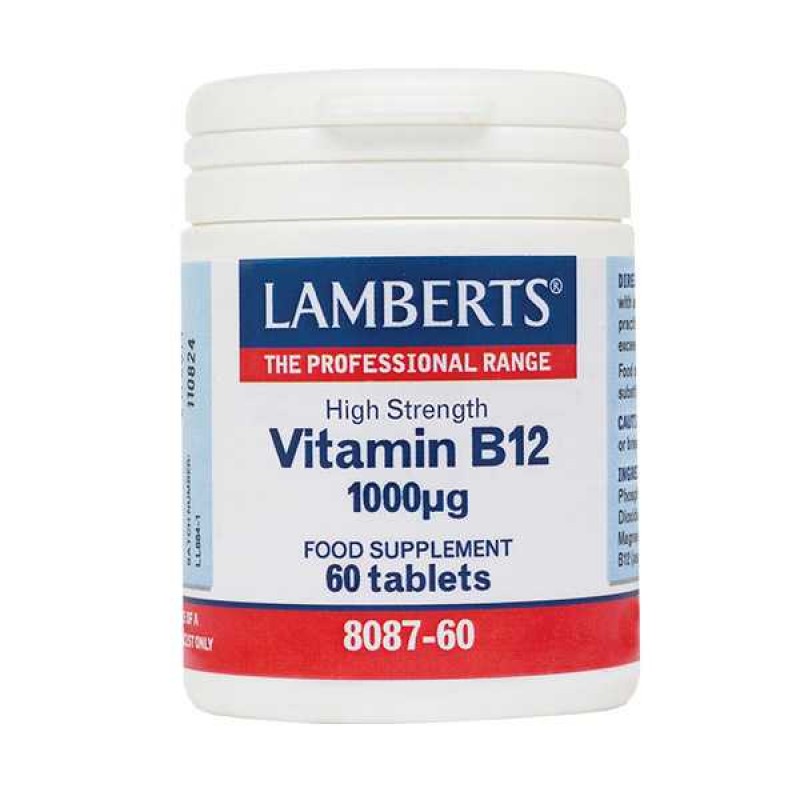 Lamberts Vitamin B12 1000μg 60 tablets 