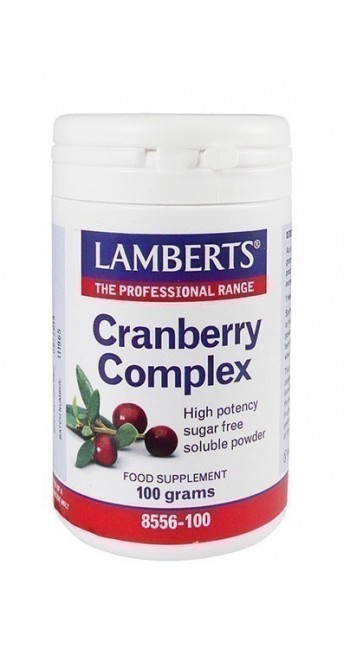 Lamberts Cranberry Complex Powder για τη Διατήρηση της Υγείας του Ουροποιητικού Συστήματος, 100 gr