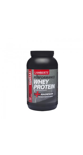 Lamberts Whey Protein Πρωτεΐνη σε Σκόνη Ορού Γάλακτος με Υπέροχη Γεύση και Προσθήκη Μαγνησίου 1000Gr Vanilla