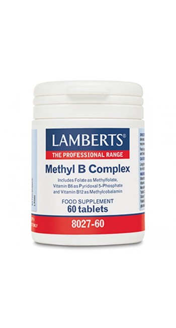 Lamberts Methyl B Complex Συμπλήρωμα Βιταμινών Συμπλέγματος B, 60tabs