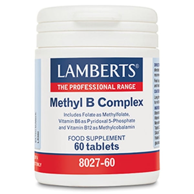 Lamberts Methyl B Complex Συμπλήρωμα Βιταμινών Συμπλέγματος B, 60tabs