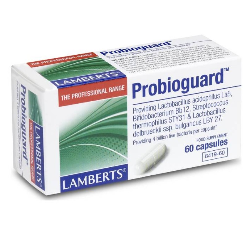 Lamberts Probioguard Προβιοτικά για την Εντερική Χλωρίδα 60 Κάψουλες 