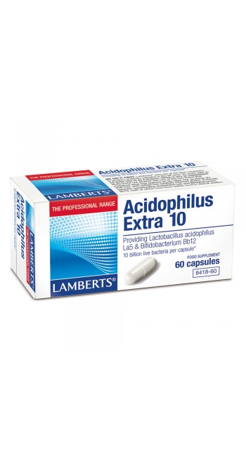 Lamberts Acidophilus Extra 10 Προβιοτικό Σκεύασμα 60 Capsules