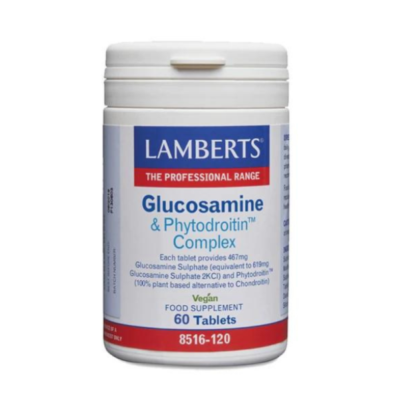 Lamberts Glucosamine & Chondroitin Complex Σύμπλεγμα Γλυκοσαμίνης, Χονδροϊτίνης 60 Tablets 