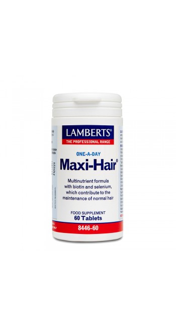 Lamberts Maxi Hair Φόρμουλα κατά της Τριχόπτωσης & Ενδυνάμωσης των Μαλλιών 60 Tablets 