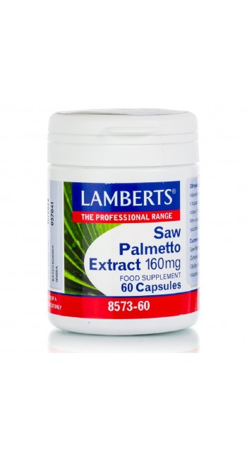 Lamberts Saw Palmetto Extract 160mg Συμπλήρωμα Διατροφής για την Καλή Υγεία του Προστάτη στους Άντρες, 60caps