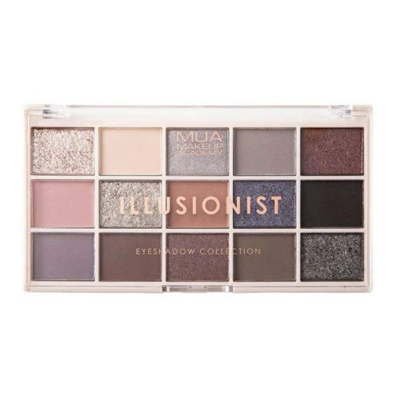 MUA 15 Shade Eyeshadow Palette Illusionist, 12gr