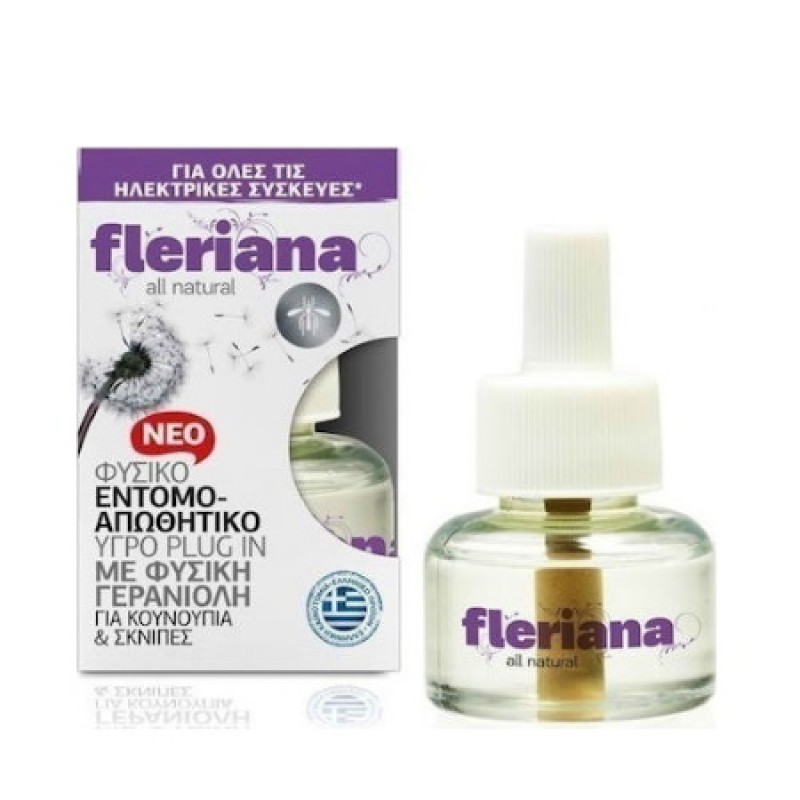 Power Health Fleriana Plugin 100% Φυσικό Εντομοαπωθητικό Υγρό Plugin, 30ml