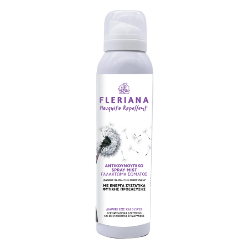 Power Health Fleriana Spray Mist Αντικουνουπικό Γαλάκτωμα Σώματος, 100ml