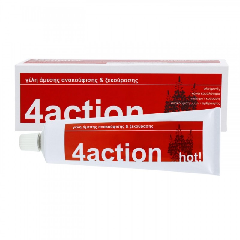 4Action Plus Θερμαντικό Καταπραϋντικό Gel, 100ml