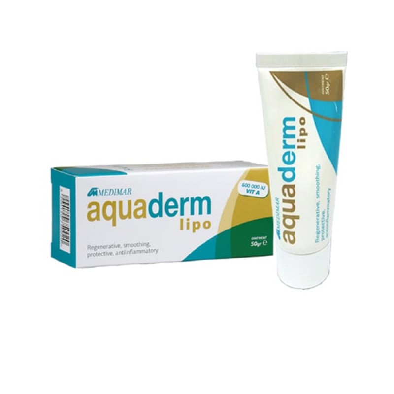 Medimar Aquaderm Lipo Αναπλαστική Κρέμα με Αντιφλεγμονώδεις Ιδιότητες, 50gr 