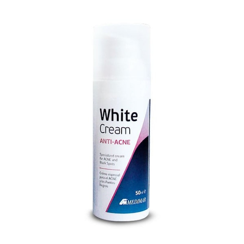 Medimar White Cream Anti-Acne Κρέμα για την αντιμετώπιση της Ακμής, 50ml