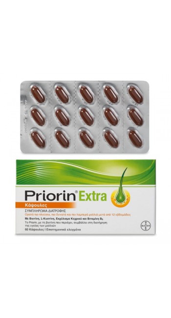 Priorin EXTRA NEW 60 Κάψουλες 