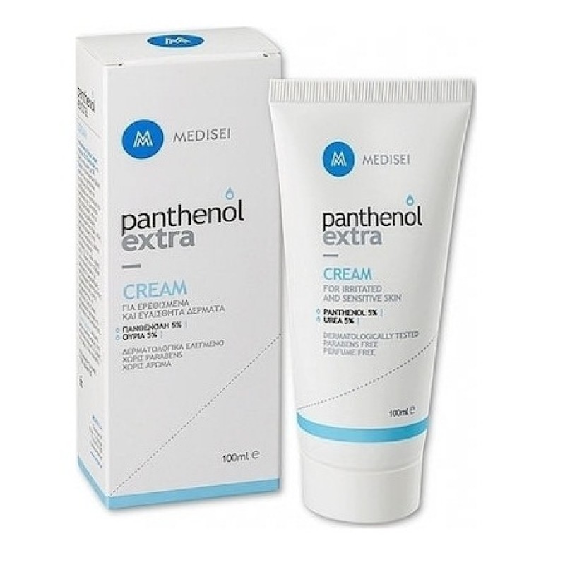 Panthenol Extra Κρέμα για Ευαίσθητα Δέρματα, Ουρία & Πανθενόλη, 100ml 