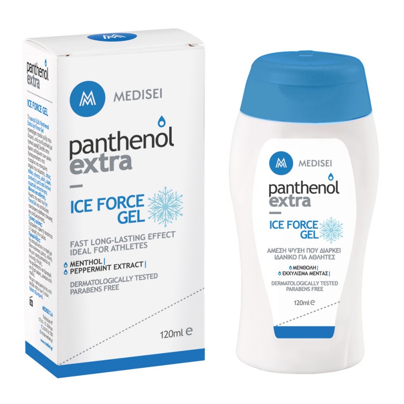 Panthenol Extra Ice Force Gel Ψυχρό Ζελέ για Άμεση Χαλάρωση των Μυών, 120ml