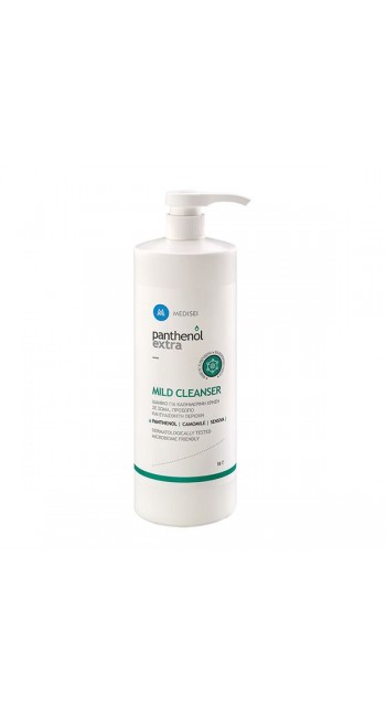 Panthenol Extra Mild Cleanser, Αφρόλουτρο για Σώμα, Πρόσωπο, Ευαίσθητη Περιοχή, 1 Λίτρο 