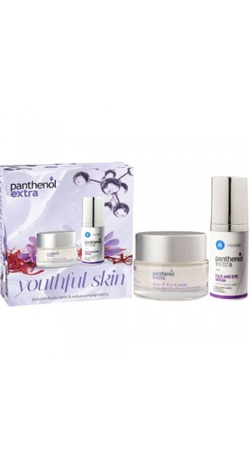 Panthenol Extra Youthful Skin Promo με Αντιγηραντική Κρέμα Προσώπου & Ματιών, 50ml & Αντιρυτιδικός Όρός Προσώπου & Ματιών, 30ml, 1σετ