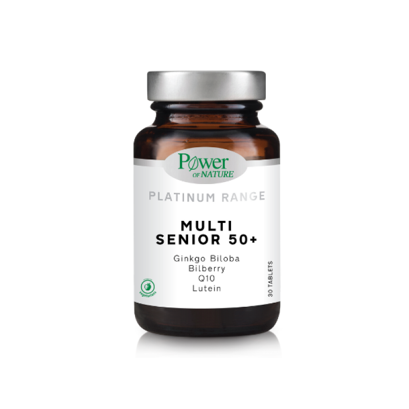 Power of Nature Platinum Range Multi Senior 50+, 30tabs