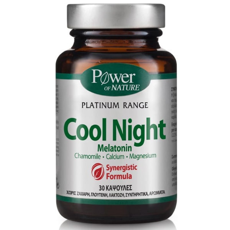 Power Health Classics Platinum Cool Night Φυσική Φόρμουλα κατά της Αϋπνίας, 30 caps