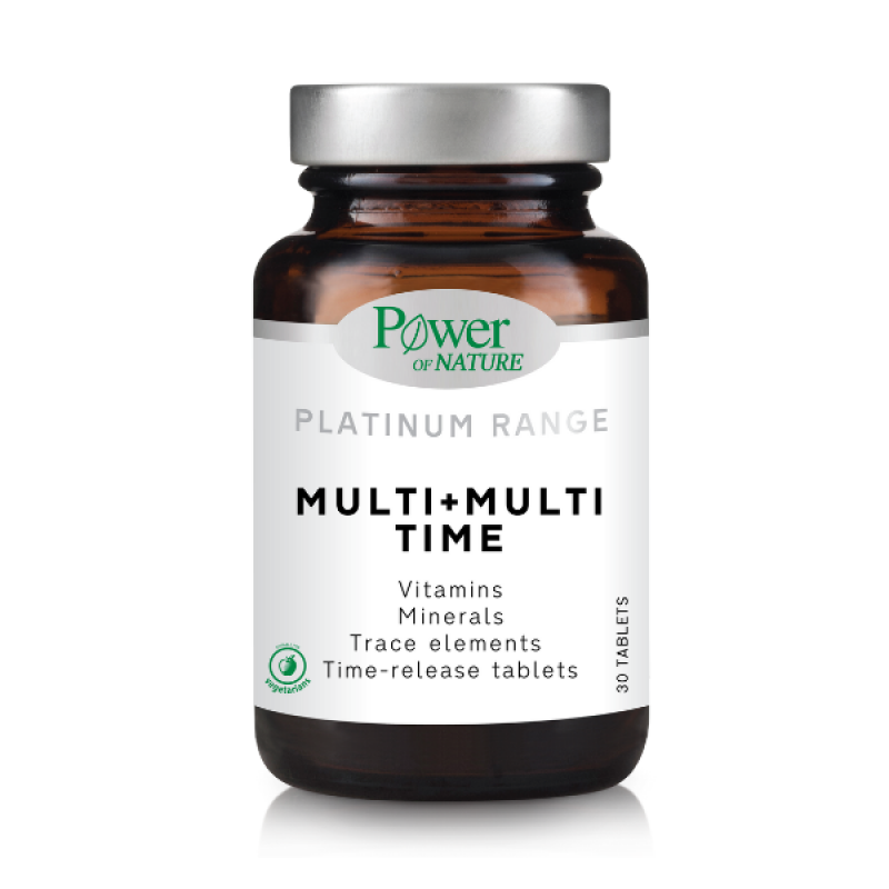 Power of Nature Platinum Range Multi + Multi Time, 30tabs