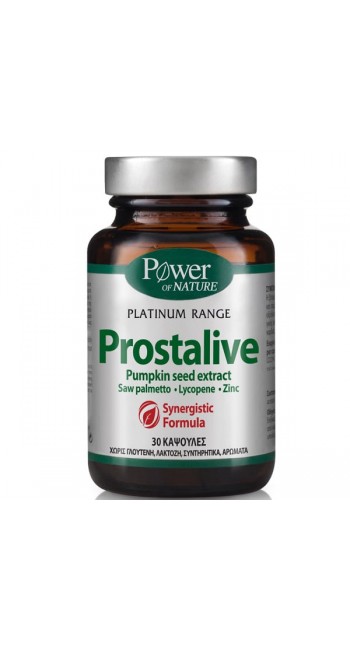 Power Health Classics Platinum Prostalive Συμπλήρωμα Διατροφής για την Καλή Υγεία του Προστάτη, 30caps