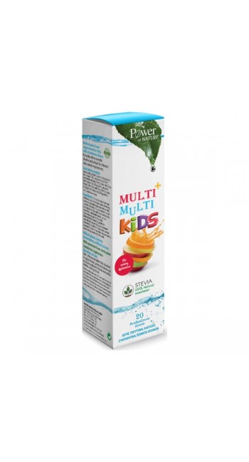 Power Health Multi + Multi Kids Stevia με Γεύση Φράουλα 20 Eff.Tabs 