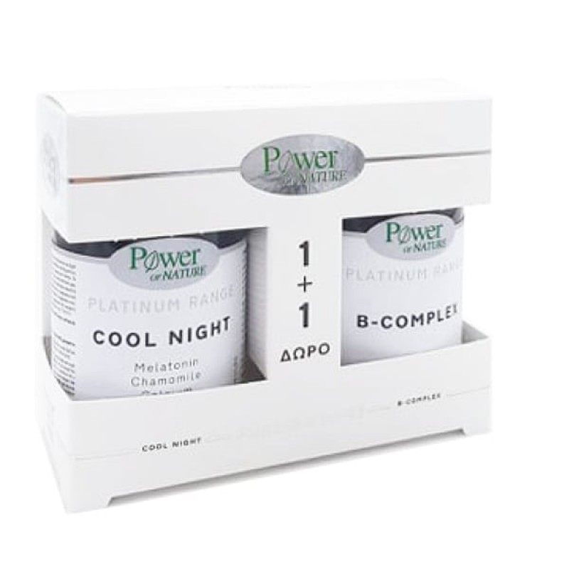 Power Health Set Platinum Range Cool Night 30tabs & Δώρο B Complex 20tabs 