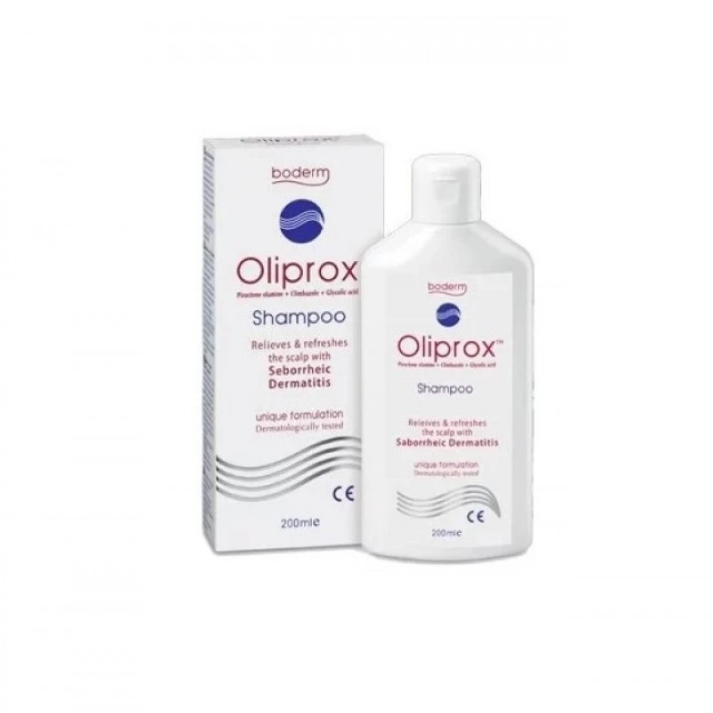 Boderm Oliprox Σαμπουάν για την Αντιμετώπιση της Σμηγματορροϊκής Δερματίτιδας στο Τριχωτό της Κεφαλής, 200ml