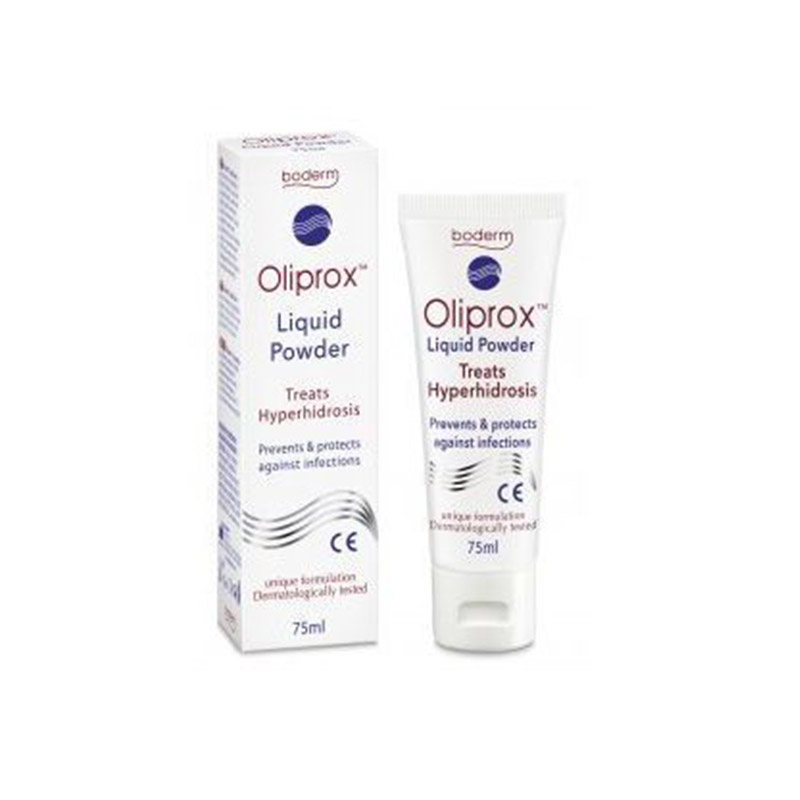 Boderm Oliprox Υγρή Πούδρα κατά της Υπεριδρωσίας, 75ml