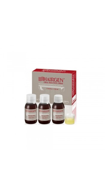 Boderm Hairgen Oral Solution Συμπλήρωμα Διατροφής σε Πόσιμη Μορφή για την Καλή Υγεία των Μαλλιών & του Δέρματος της Κεφαλής, 3x100ml