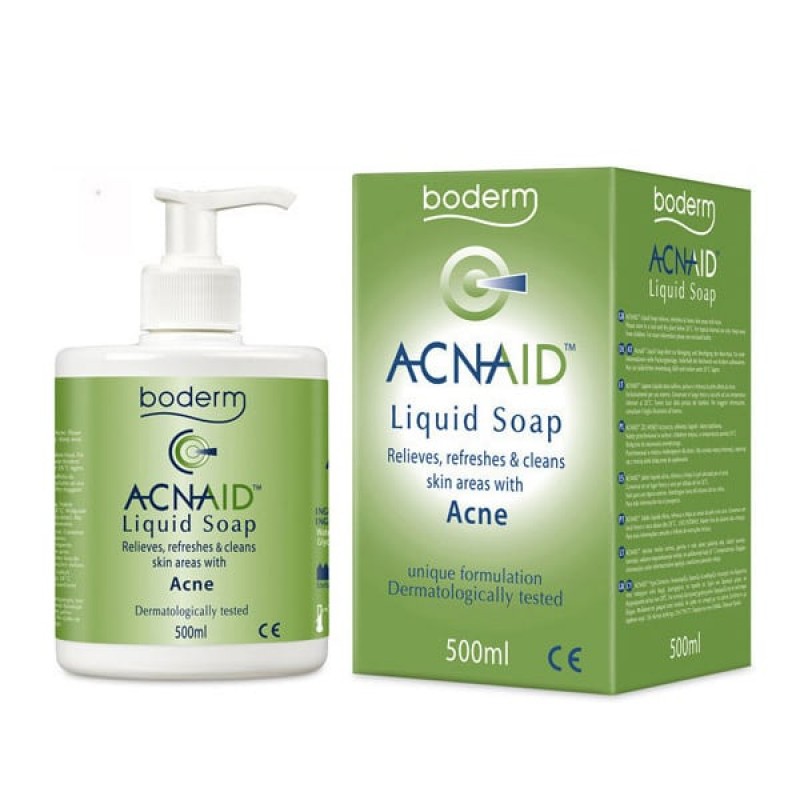 Boderm Acnaid Υγρό Σαπούνι κατά της Ακμής, 500ml