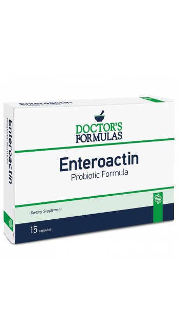 Doctor's Formulas Enteroactin - Φόρμουλα Προβιοτικών, 15 κάψουλες 