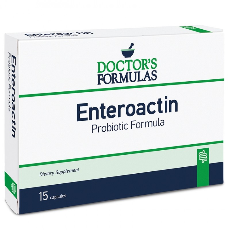 Doctor's Formulas Enteroactin - Φόρμουλα Προβιοτικών, 15 κάψουλες 