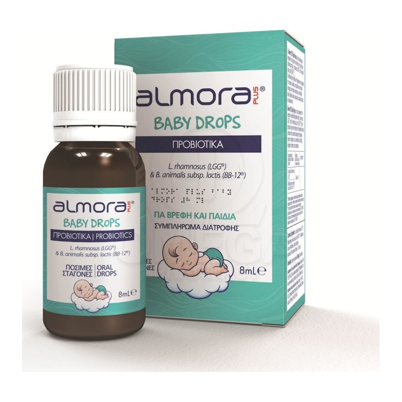 Almora Plus Baby Drops Probiotics, 8ml