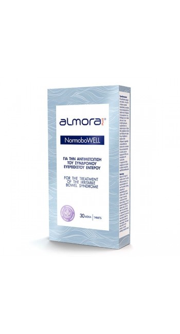 Almora Plus® Normobowell για την Αντιμετώπιση των Συμπτωμάτων του Συνδρόμου Ευερέθιστου Εντέρου, 30tabs