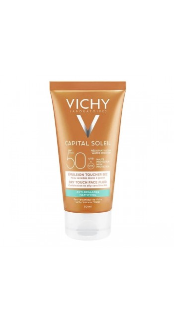 Vichy Capital Soleil SPF50 Αντηλιακή Κρέμα Προσώπου για Ματ Αποτέλεσμα, 50ml