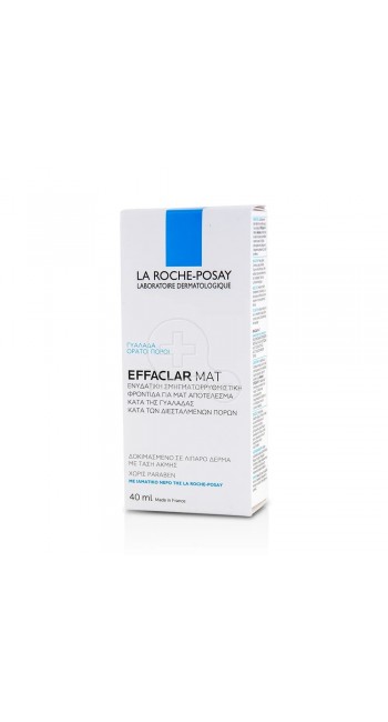 La Roche-Posay Effaclar Set Με Mat Κρέμα Προσώπου Κατά Γυαλάδας Λιπαρότητας Για Λιπαρό Με Τάση Ακμής Δέρμα 40ml & Δώρο Τζελ Καθαρισμού Προσώπου 50ml