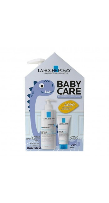 La Roche Posay Σετ Lipikar Baume Light AP+M, για το Δέρμα με Τάση Ατοπίας του Μωρού - 400ml & ΔΩΡΟ Lipikar Syndet AP+, για Καθαρισμό - 100ml