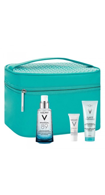 Vichy Promo Mineral 89 Booster 50ml & ΔΩΡΟ Purete Thermale Creme Moussante 50ml & ΔΩΡΟ Capital Soleil UV-Age Daily SPF50+ 3ml & ΔΩΡΟ Νεσεσέρ 