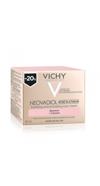 Vichy Neovadiol Rose Platinium (Προσφορά -20%) Κρέμα Φροντίδας της Επιδερμίδας από την Εμμηνόπαυση & Μετά, 50ml