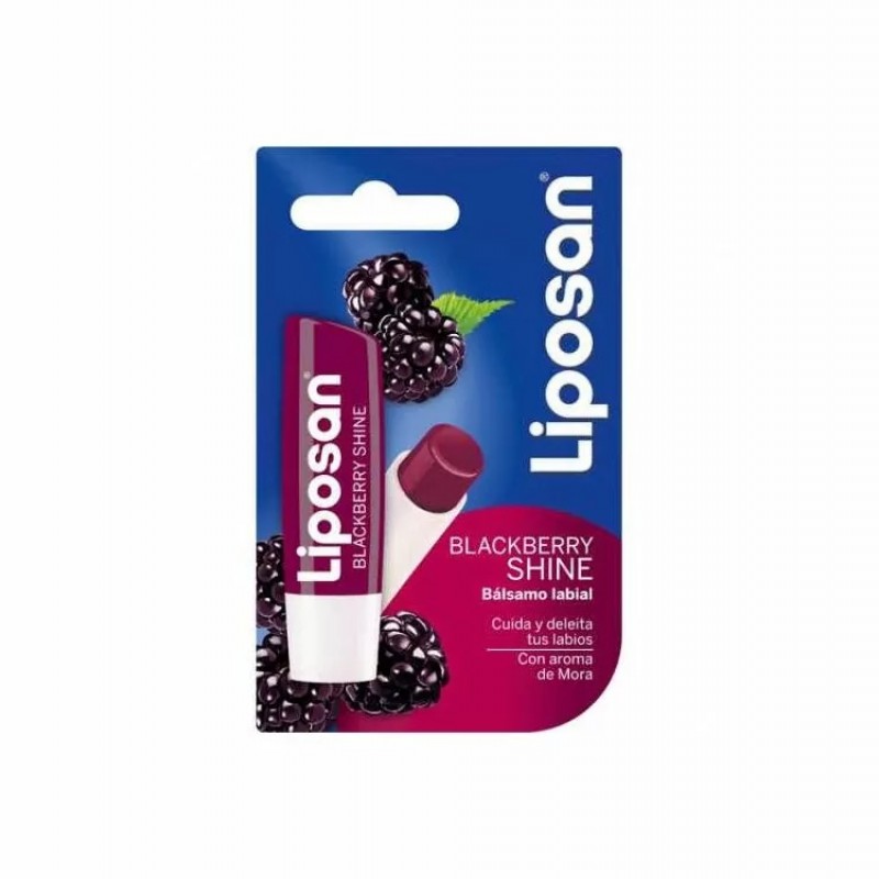 Liposan Blackberry Shine Lip Balm με Χρώμα, 4.8gr