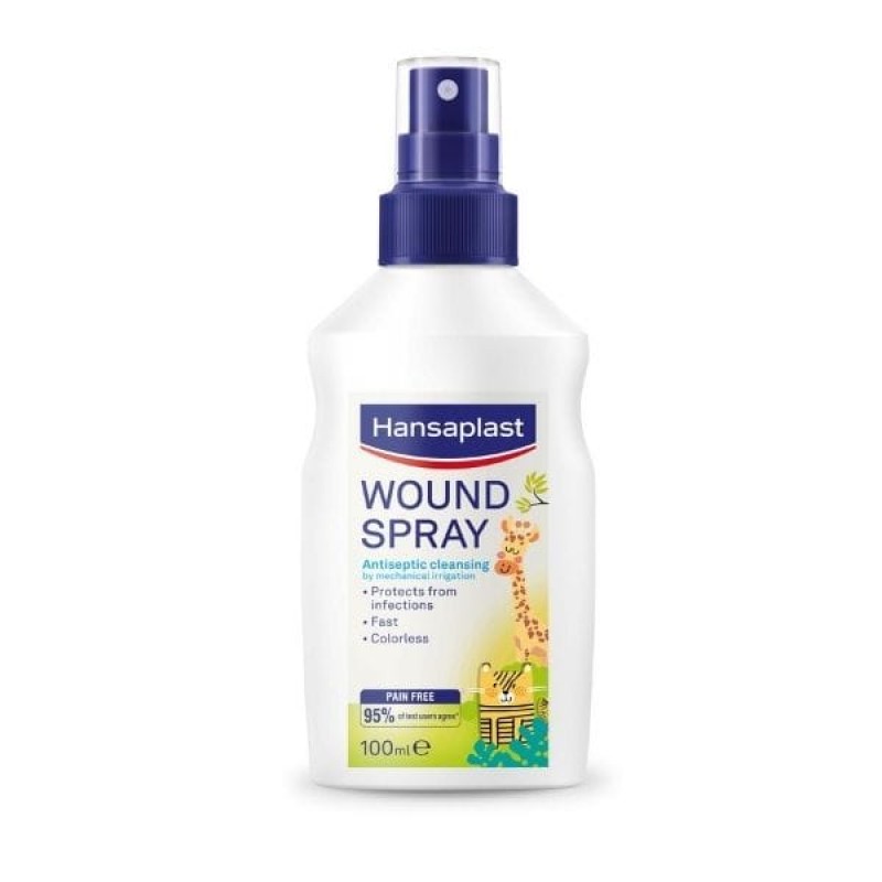 Hansaplast Wound Spray Σπρέι Καθαρισμού Πληγών για Παιδιά, 100ml