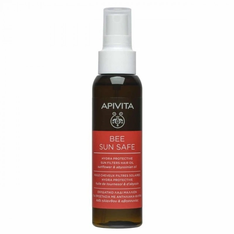 Apivita bee sun safe Ενυδατικό Λάδι Μαλλιών για Προστασία με Αντηλιακά Φίλτρα, 100ml