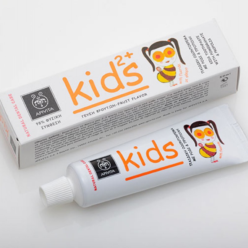 Apivita KIDS 2+ Παιδική Οδοντόκρεμα με ρόδι & πρόπολη 50ml 